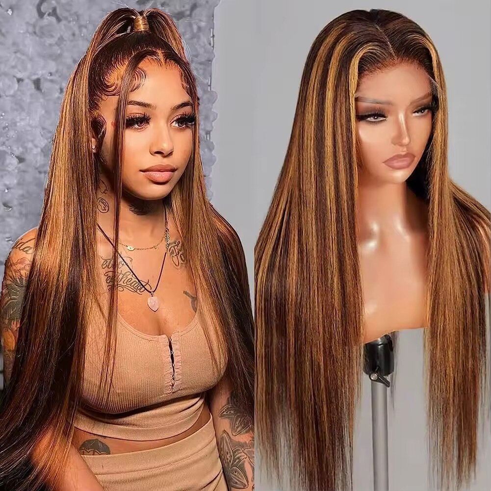 Perruque lace front longue