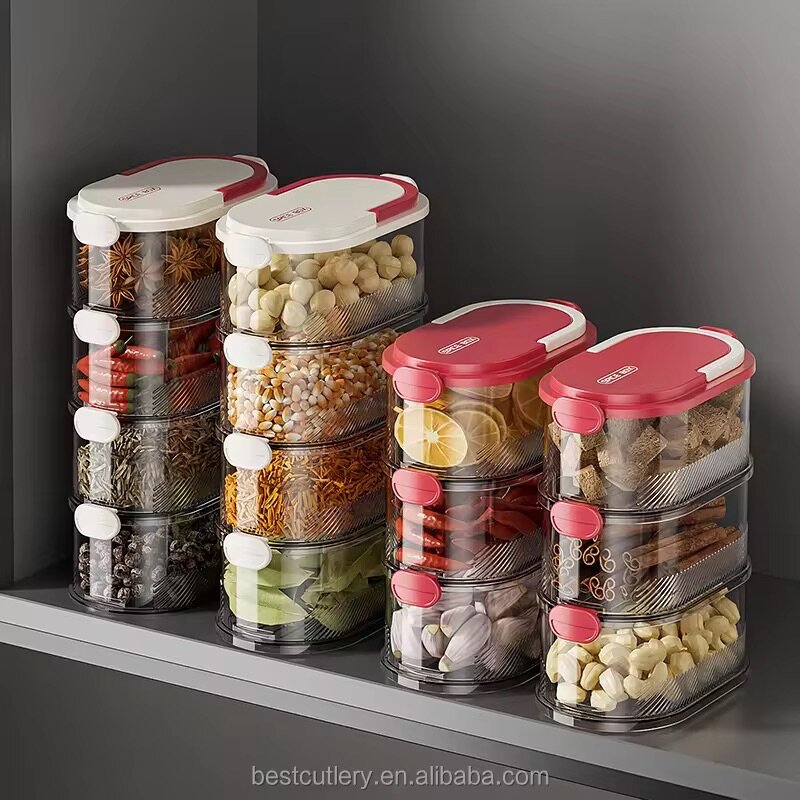 Lot de boîtes de rangement