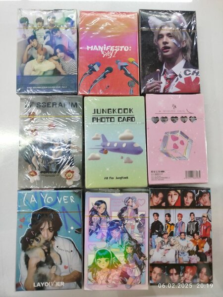 K pop карточки