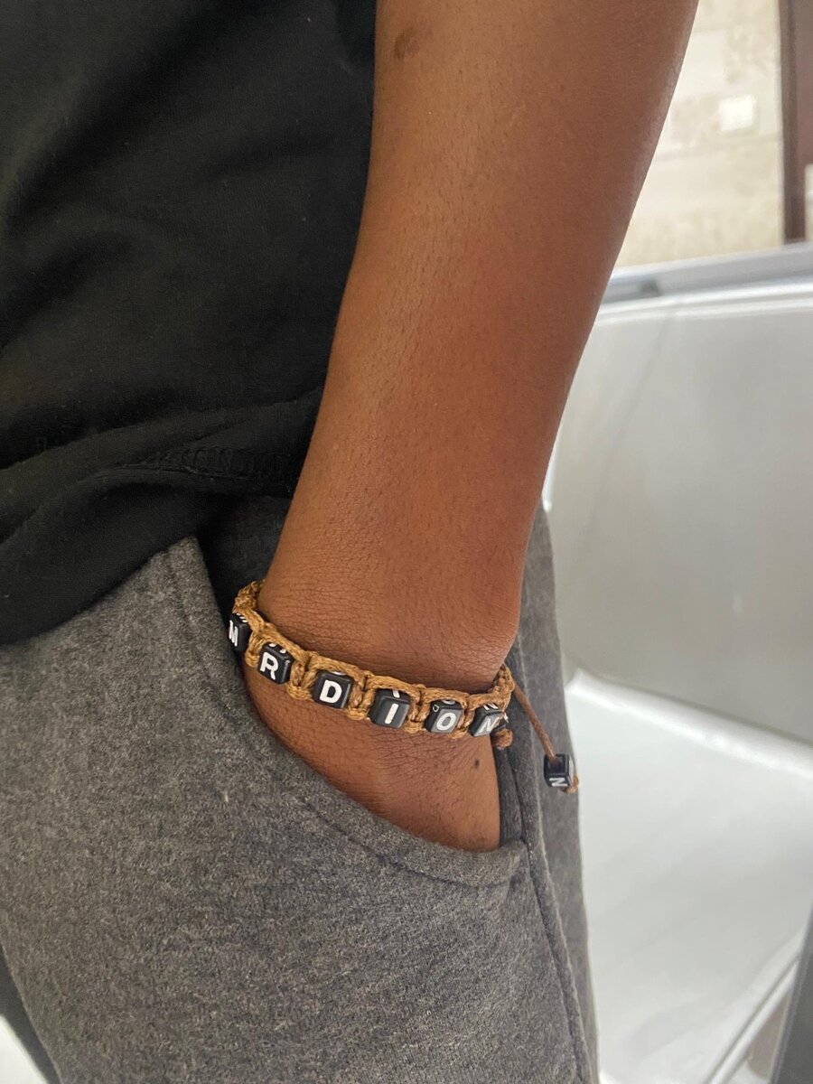 Bracelet en perles personnalisées