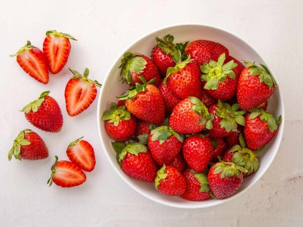 Frozen strawberry