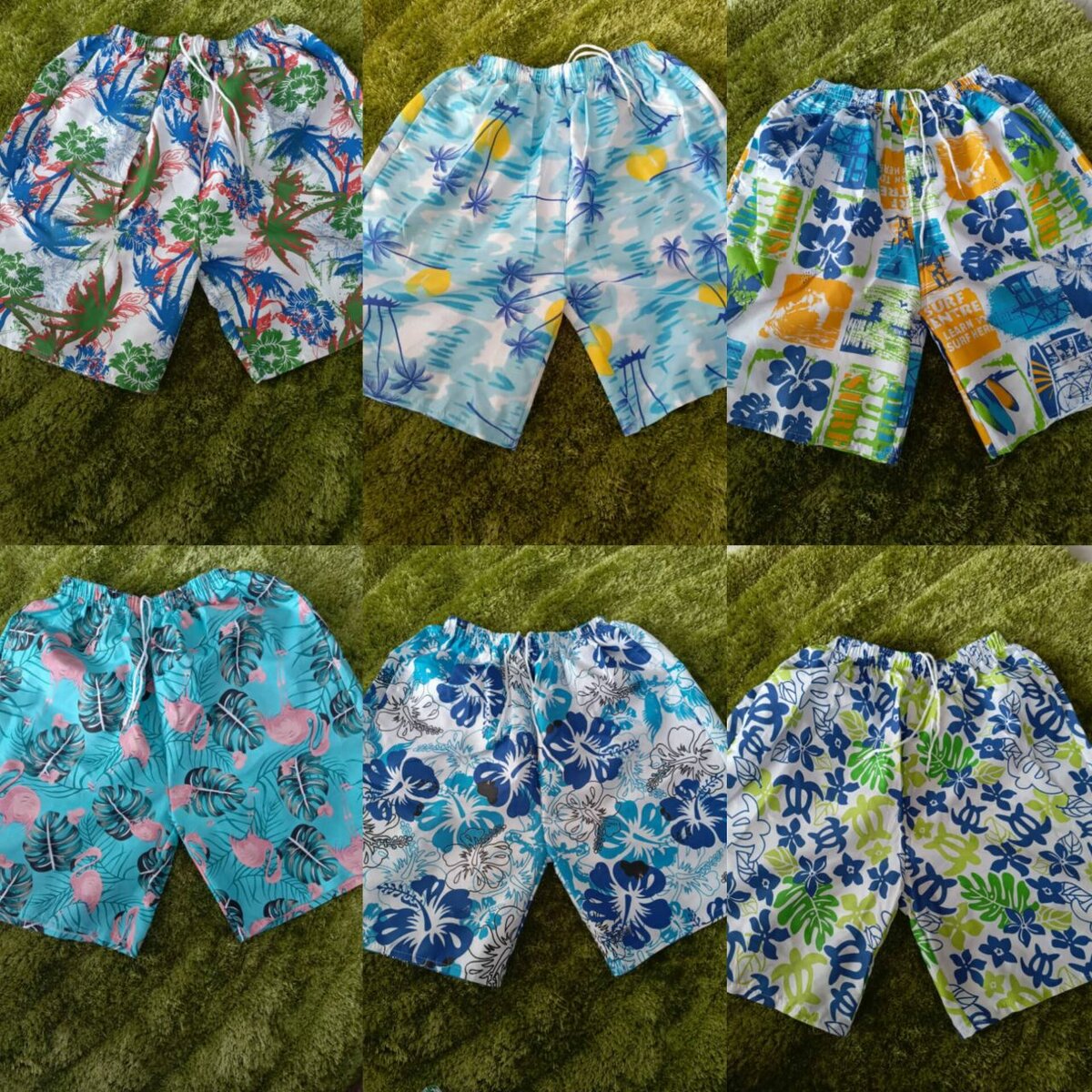 Soft Polyester Summer/Swim shorts - 12 pcs