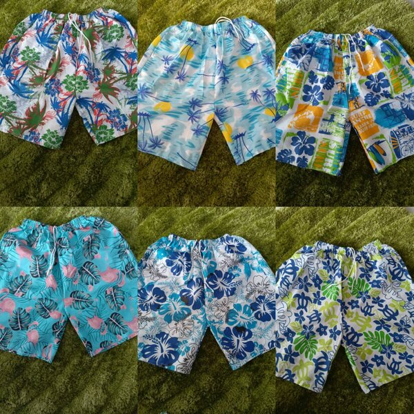 Soft Polyester Summer/Swim shorts - 12 pcs