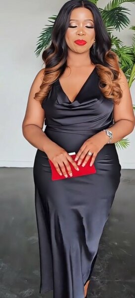 Elegant silk dress