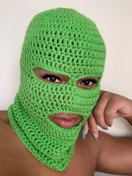Cagoule tricotée tendance