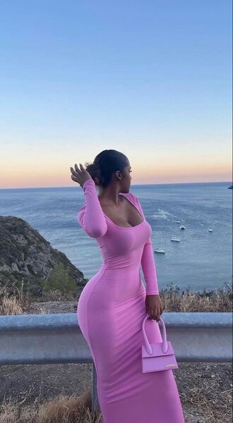 Robe longue moulante élégante