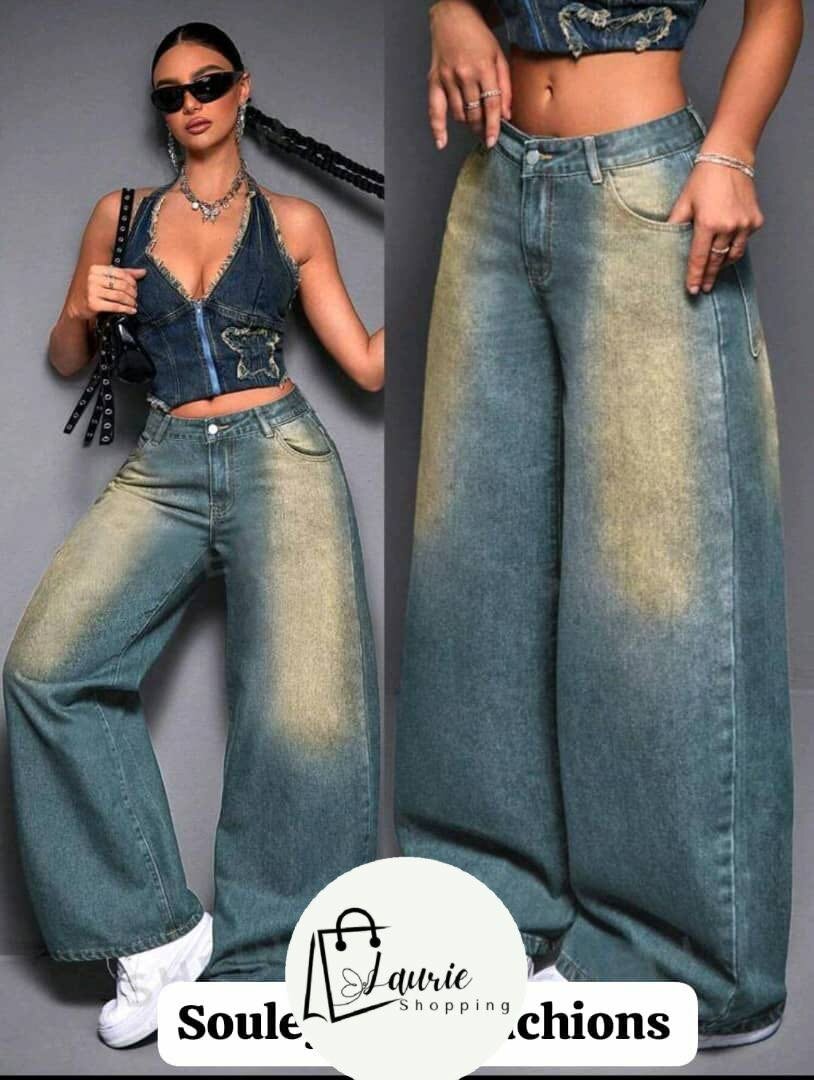 Pantalons larges tendance femme