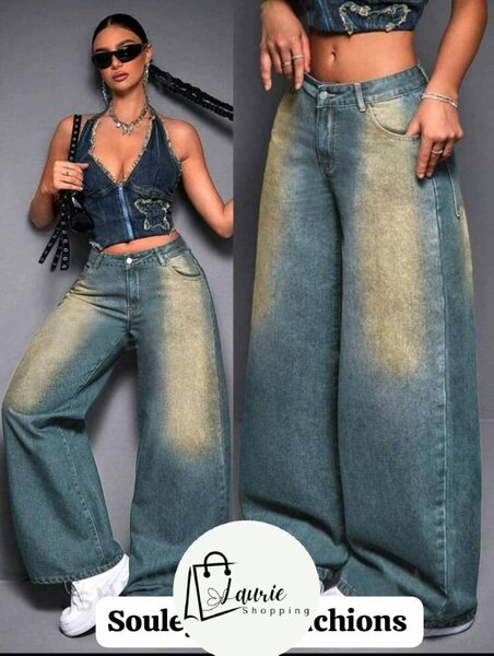 Pantalons larges tendance femme
