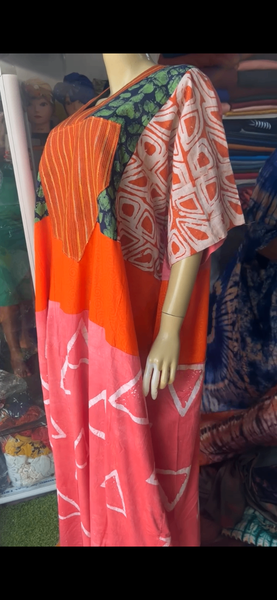 Adire Silk Bubu 