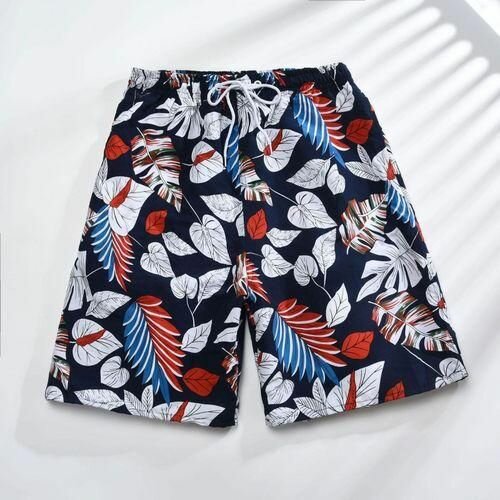 Beach Shorts Men Baggy With Pockets Beach Swimsuit For