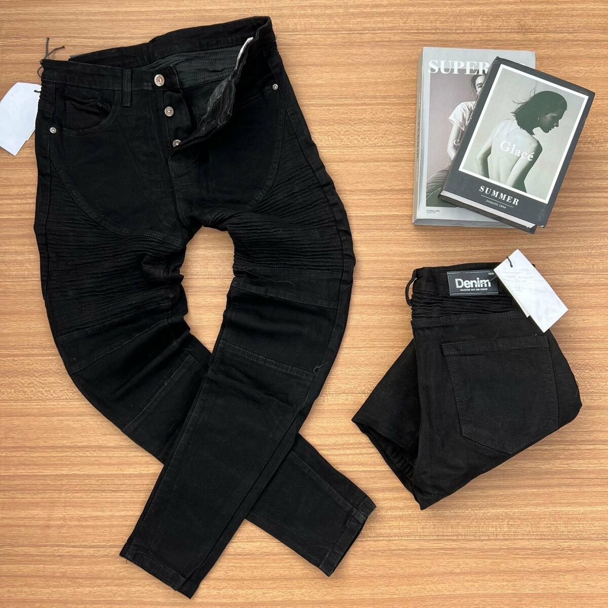 Denim trousers