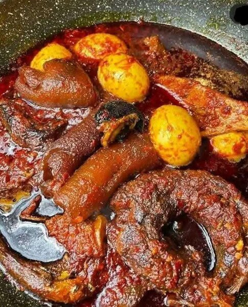 White rice and stew