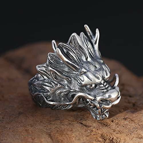 Bague inoxydable - Gothique II