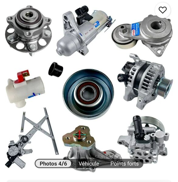 Pièces automobiles variées