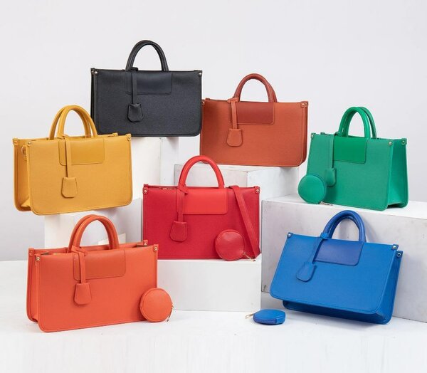 Sac à main élégant multicolore