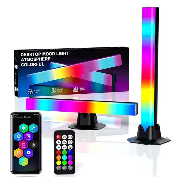 Lumières d'ambiance LED colorées