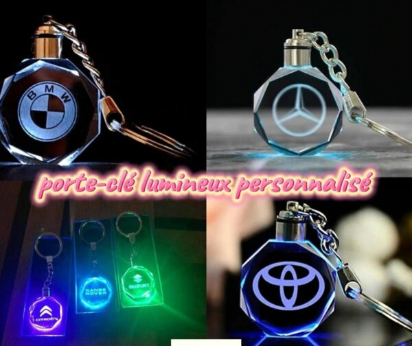 Porte-clé lumineux voiture