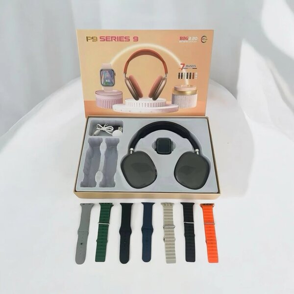 Smartwatch With Headphone and 7Scrubs