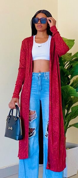Cardigan red large