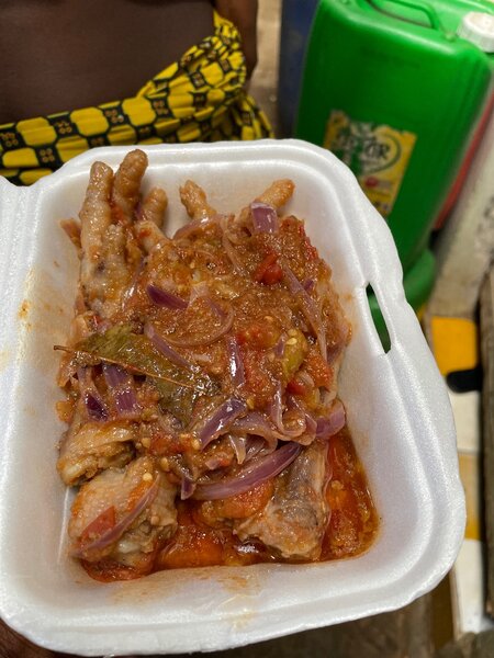 Patte de poulet