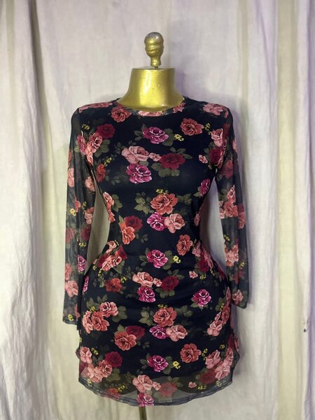 Robe simple fleurie