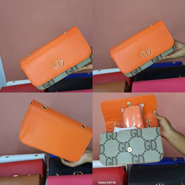 Sacoche élégante femme orange