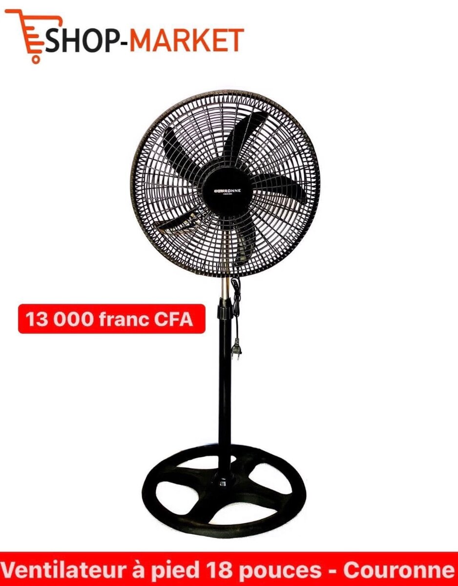 Ventilateur sur pied 18"