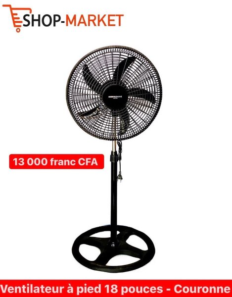 Ventilateur sur pied 18"