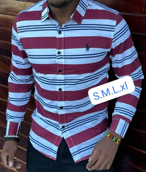 Chemise blanc rouge
