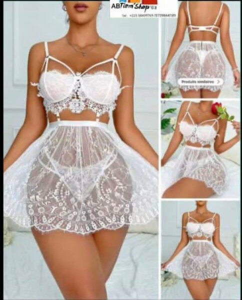 Robe Nuisette en Dentelle