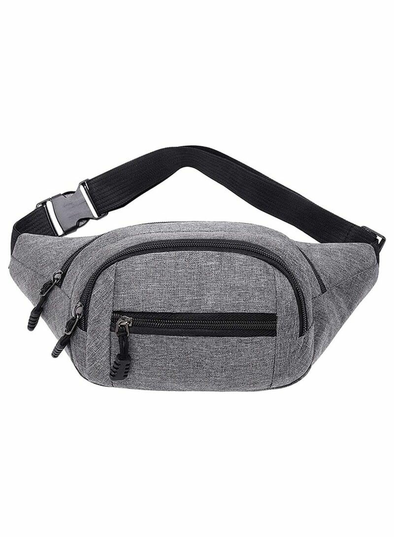 4 COMPARTMENTS FASHIONABLE UNISEX WAIST BAG FOR SPORT OUTDOO