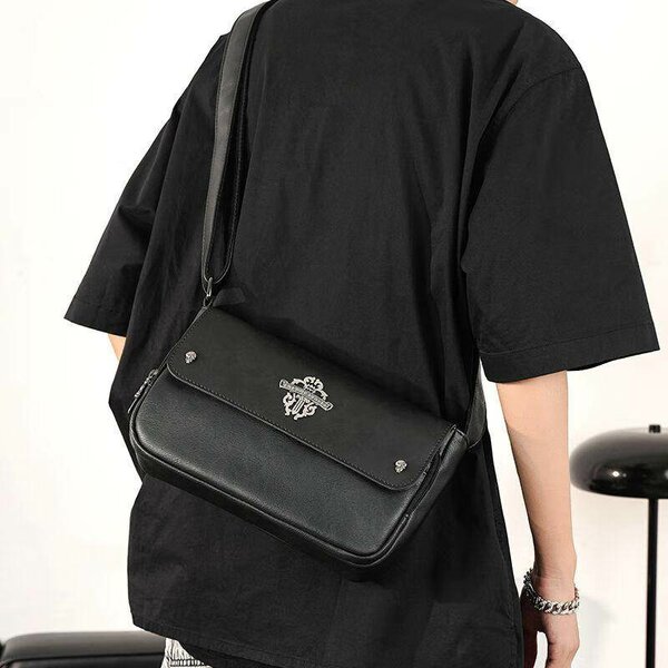 Leather side bags
