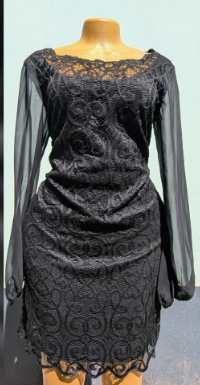 black dress, size L