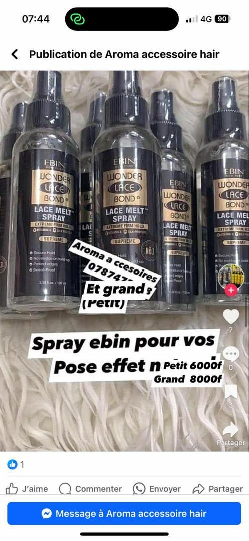 Accesoires perruque cheveux