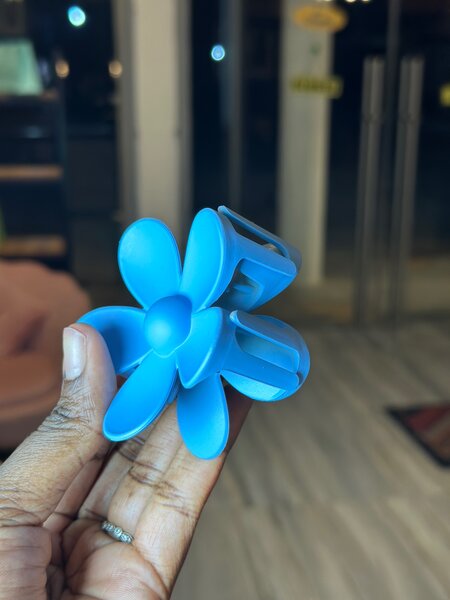 Blue hair claw