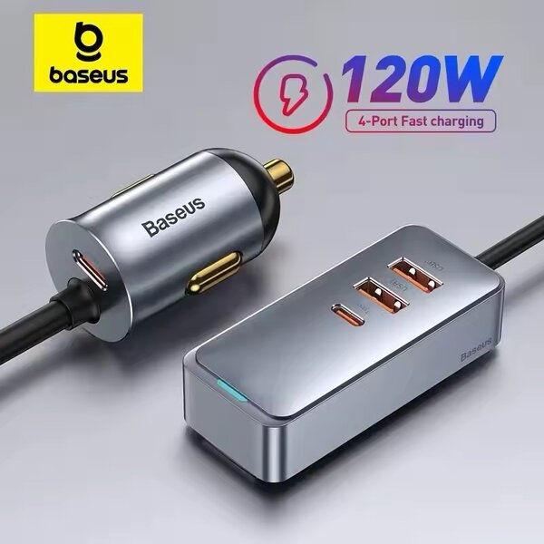 Baseus 120W Fast Car Charger