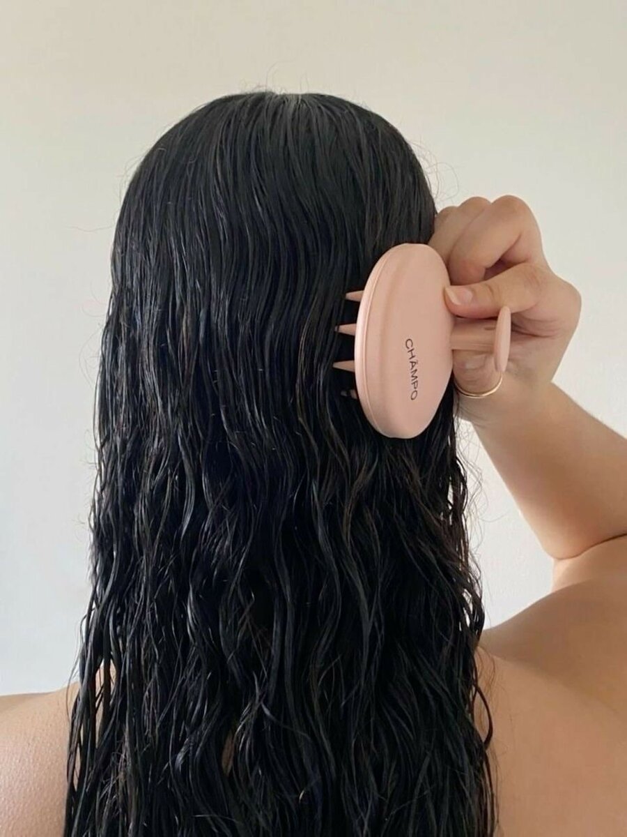Brosse massage cuir chevelu