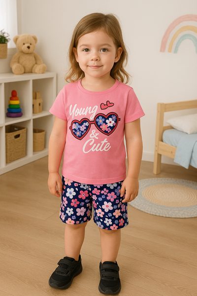 T-shirt mignonne pour filles
