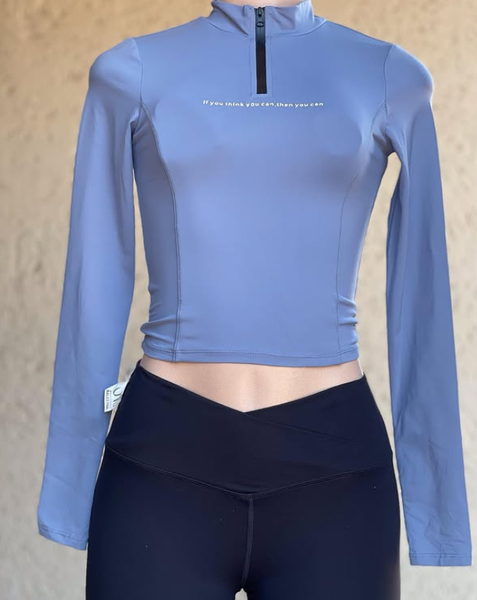 Crop top blue