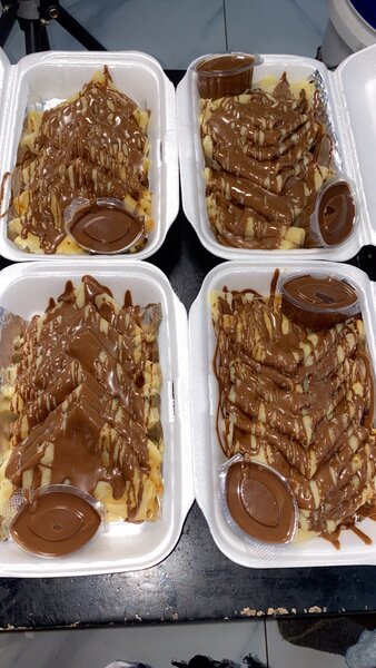 Gaufres belges au chocolat