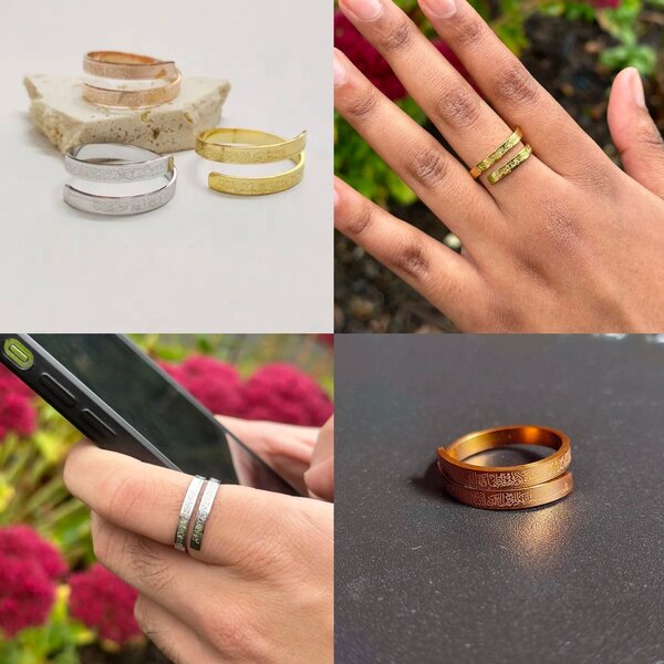 Bague Ayat Al Kursi femme