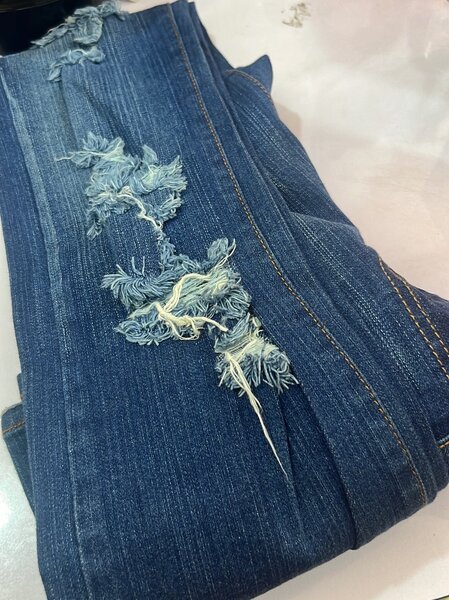 Wide leg jeans