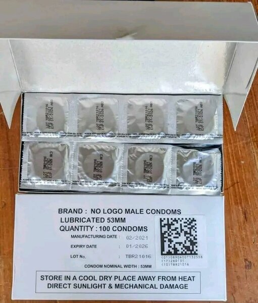 100pcs de préservatifs condoms