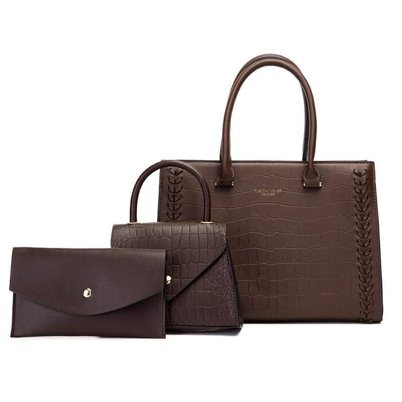  ensemble de sacs en cuir pour femmes 3 pièces