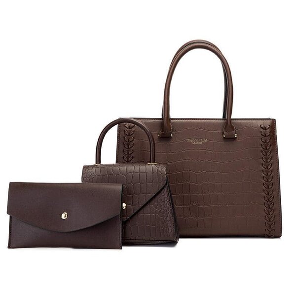  ensemble de sacs en cuir pour femmes 3 pièces