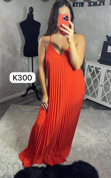red dress