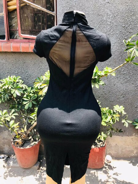black dress
