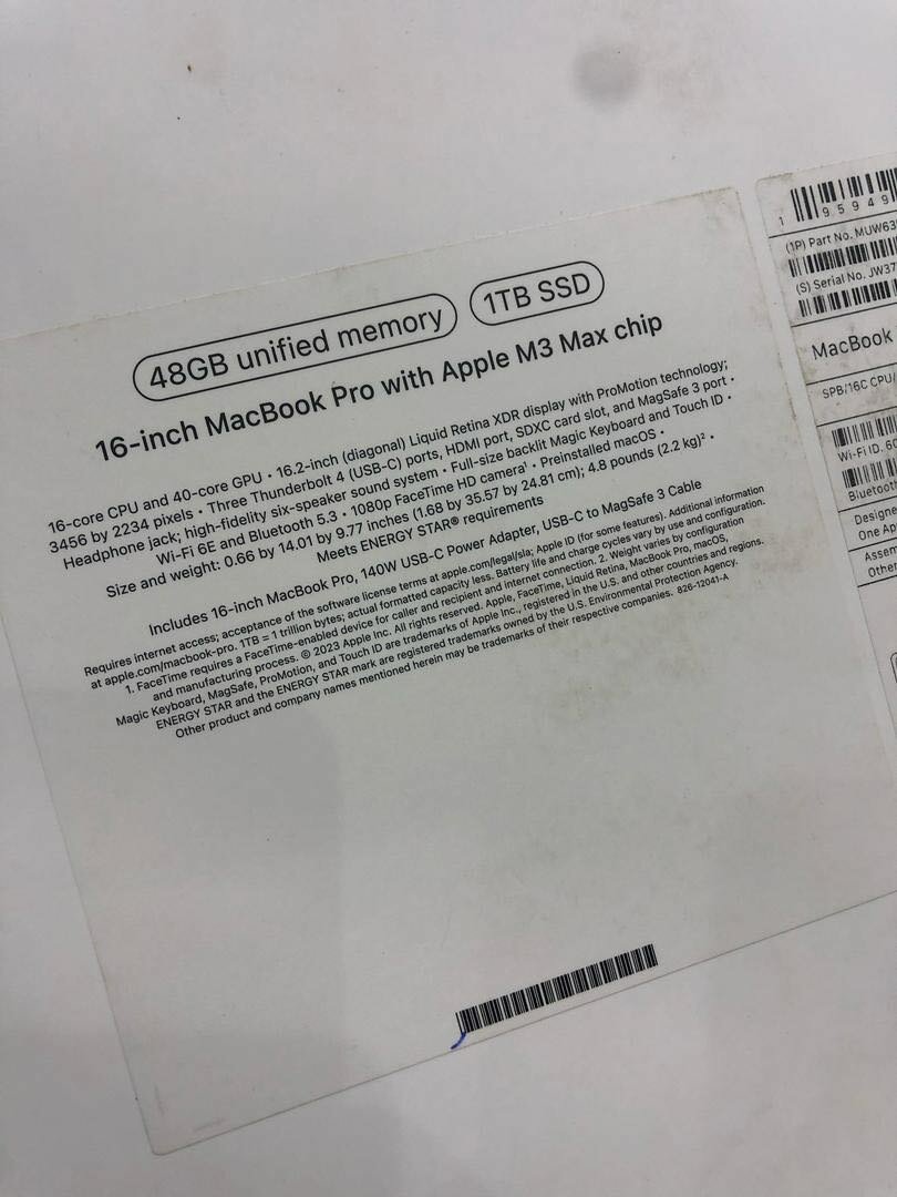 MacBook Pro m3
