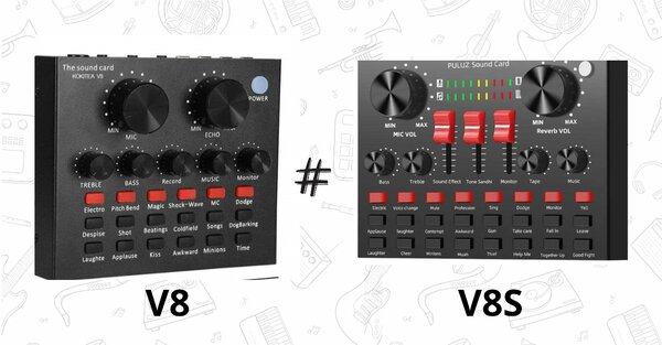 Kit microphone podcast V8S