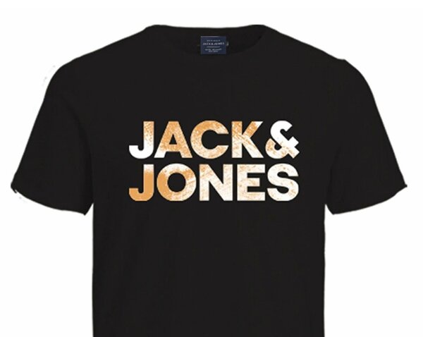 T-shirt noire Jack & Jones M